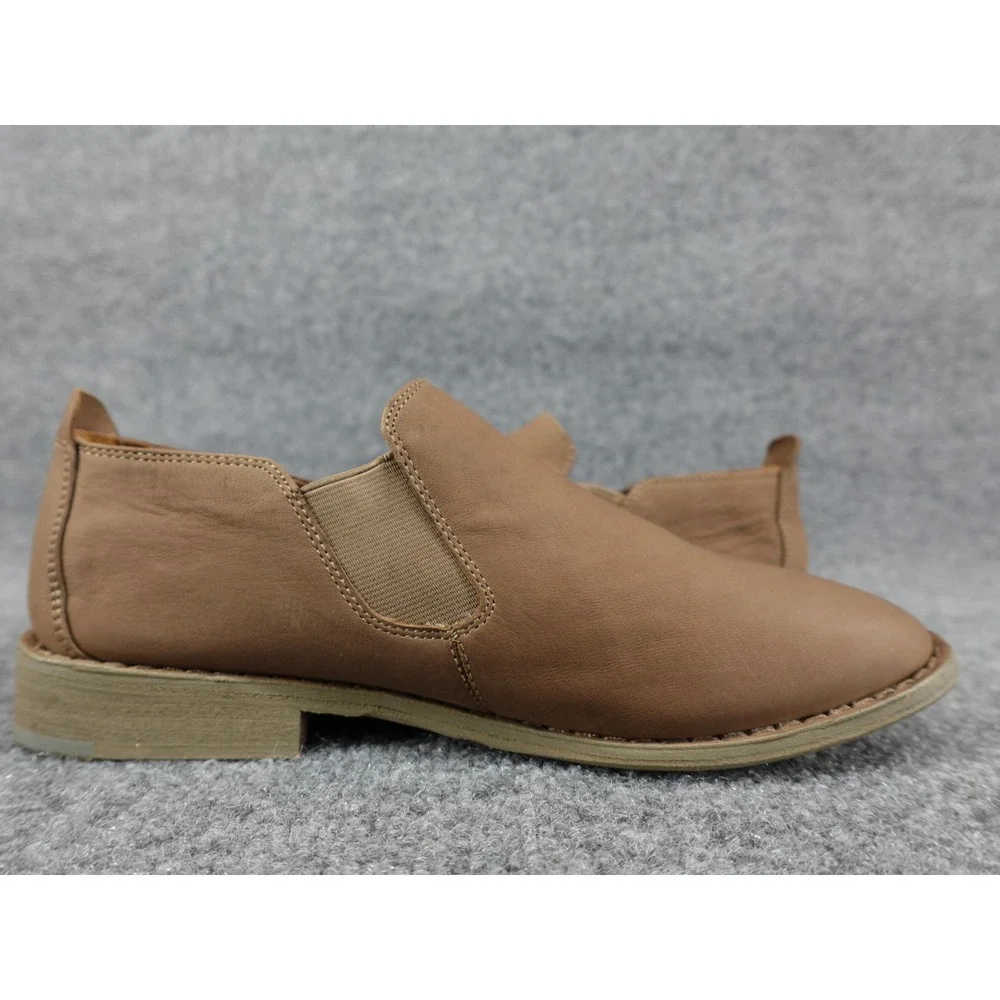 Gentle Souls Kenneth Cole Tan Leather Slip On Loafers Mens Size 8M Comfort Shoes